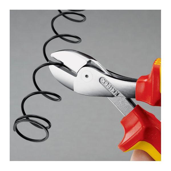KNIPEX クニペックス T1000V絶縁コンパクトニッパー 落下防止 全長160mm 7306-160T