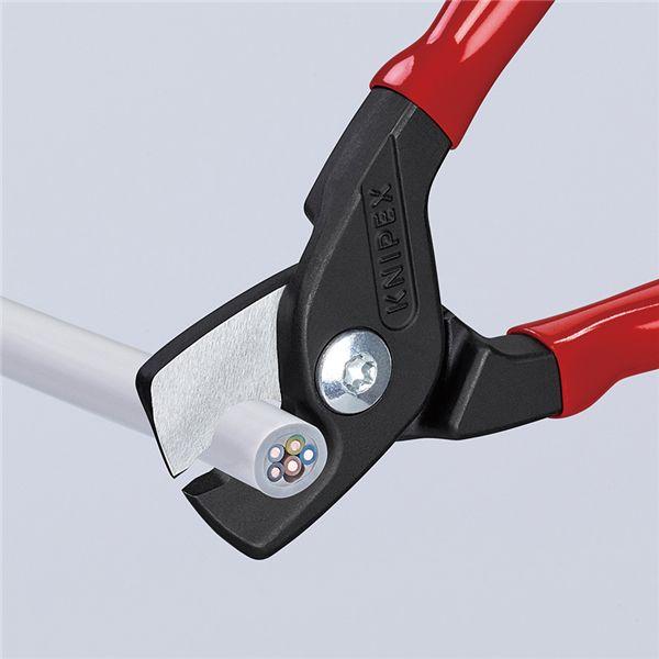 KNIPEX クニペックス ケーブルカッター ステップカット プラスチックコーティング 全長160mm 9511-160 工具 ツール DIY 作業工具_2