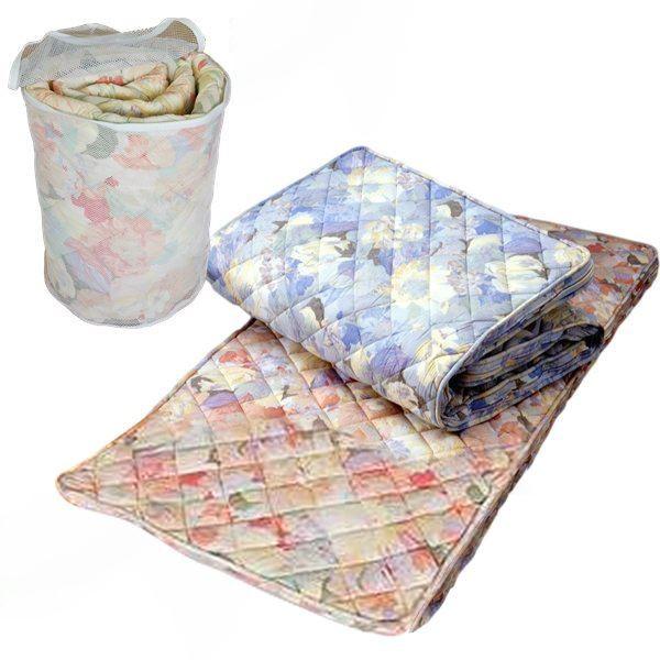 完全分離型 ピーチスキン加工生地使用ウォッシャブル3層敷布団 シングルサックス 日本製 | 