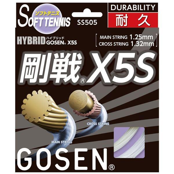 競売 GOSEN(ゴーセン) ハイブリッド 剛戦X5S ナチュラル SS505NA その他テニス用品 競売 GOSEN(ゴーセン) ハイブリッド 剛戦X5S ナチュラル SS505NA その他テニス用品