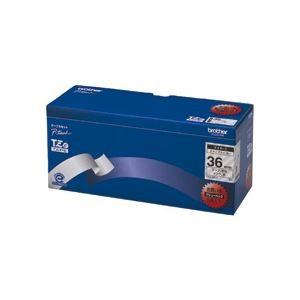 ブラザー BROTHER ピータッチ TZeテープ ラミネートテープ 36mm 透明/黒文字 業務用パック TZE-161V 1パック(5個)