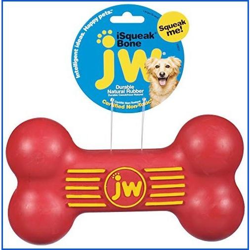 人気を誇る 人気が高い 新品 JW PET ISqueak Squeaker Dog Puppy Fetch Chew Toy LARGE BONE 8 inch 並行輸入品 alofix.com.br alofix.com.br