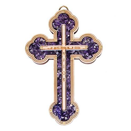 再再販 新品 Jesus Savior壁木製クロス天然アメジストストーンカトリック宗教ギフト6インチ 送料無料 B01jznojcc Kryrストア 通販 Yahoo ショッピング 安心の定価販売 Www Lequotidien Mr