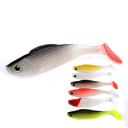 Saleセール 新品 Non Brandedマルチカラー4タイプ3d泳がせ釣り釣りルアー ソフトのソフトプラスチック餌swimbaitの アクセサリセット付 アウトドア 釣り 旅行用品 釣り Bnh360 In