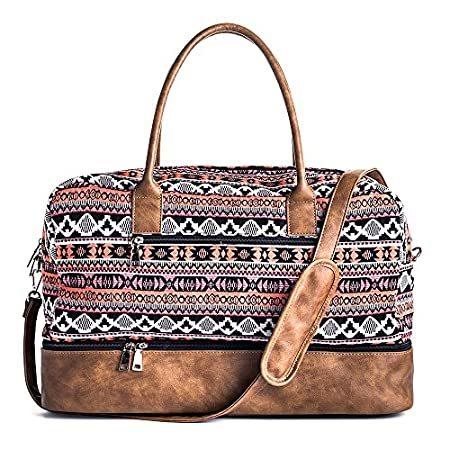 MyMealiv0s Canvas Weekender Bag, 0vernight Travel Carry 0n Duffel T0te with