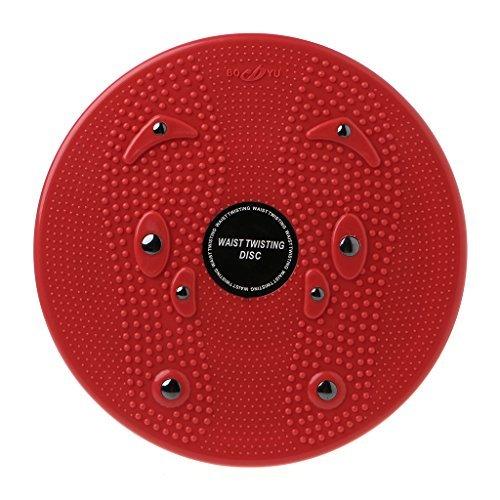 B0773mbbcg Kryrストア フィットネス トレーニング バランスクッション 新品 Redriverウエストツイスター ツイストウエスト足首ボディaerobic練習with足マッサージ エクササイズグッズ レッド バランスクッション