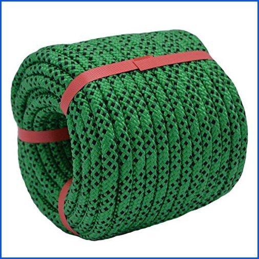 激安の 新品 Yuzeee編み込みポリエステルアーボリストリギングロープ 3 8インチ 100フィート 強力牽引ロー Web限定 Www Muslimaidusa Org