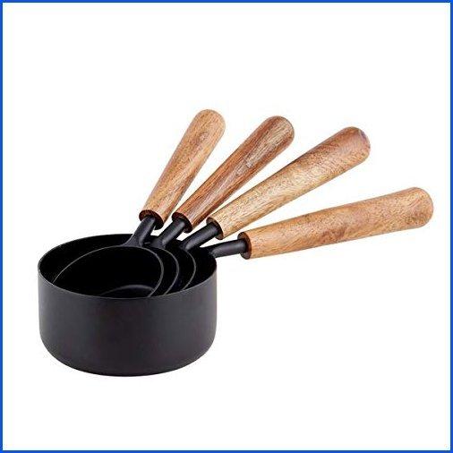 Sale 公式 新品 ブラックステンレススチールネストドライ計量カップ 4個セット 並行輸入品 新色追加 Www Skylanceronline Com