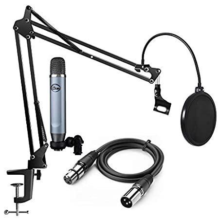 人気第1位 新品 ブルーマイクエンバーコンデンサーマイクポッドキャスト録音バンドル グースネックポップフィルター ブームアーム Xlrケーブル付き 送料無料 ブランドおしゃれ Fcbyfauci Com Ve