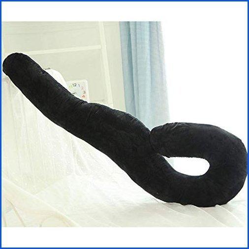 豪華 新品 Bwghbh Comfort Body Pillow J Shaped Full Body Length Pillow For Great Side Sleeping Black 並行輸入品 大流行中 Talentoindustrial Com
