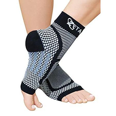 週間売れ筋 Compression Brace Ankle Pro Wear 〈新品〉Zeta Sleeves Tendoniti Achilles Relieves - 指用