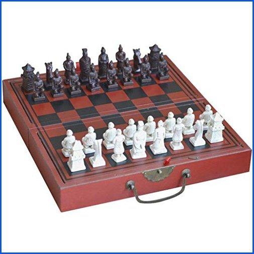 輝く高品質な 新品 アンティークチェスセット兵馬俑国際チェス3dキャラクター樹脂チェスピースポータブル折りた B0kky2tf Kryrストア 通販 Yahoo ショッピング 偉大な Arcadiabalance Com