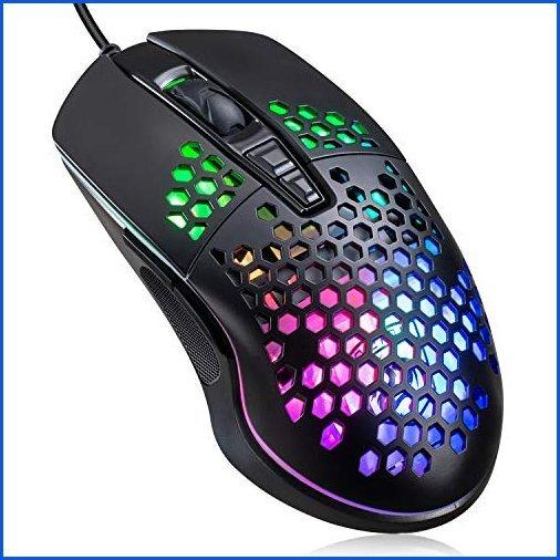 代引不可 新品 軽量ゲーミングマウス 有線usb Pcゲームマウス 超軽量ハニカムシェル付き Rgb Chroma Ledライト 即日出荷 Holding Artsadmin Co Uk