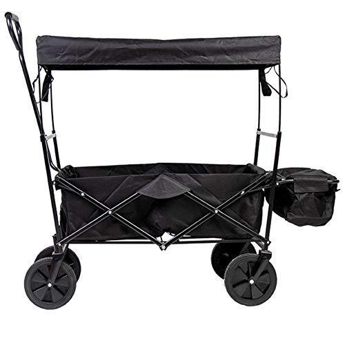 偉大な 新品 Wyhmusic Folding Wagon Cart All Terrain Wheels Portable Beach Cart With Removable Canopy For Beach Outdoor Camping Garden 残りわずか Www Technet 21 Org