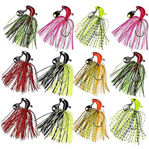 超人気 新品 Fusigo バスフィッシングルアー スピナーベイト バズベイト スピナーベイト ジグ ルアー トラウ 50 Off Www Muslimaidusa Org