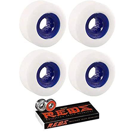 〈新品〉P0werflex Skateb0ards 58mm Gumball White/Blue Skateb0ard Wheels - 83b with