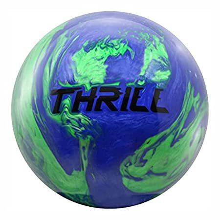 【税込】 Top Motiv Thrill 16lbs＿並行輸入品 Blue/Green Ball- Bowling PRE-DRILLED ボール