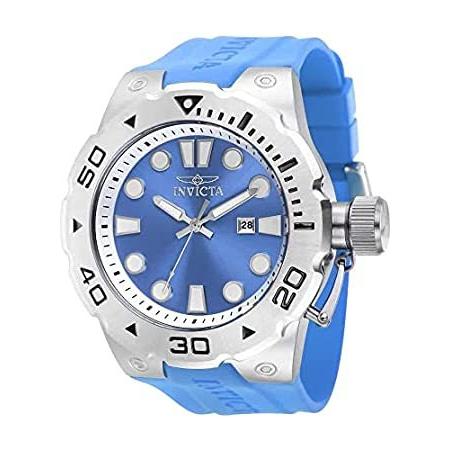 新品Invicta Pr0 Diver Quartz Blue Dial Men's Watch 36994