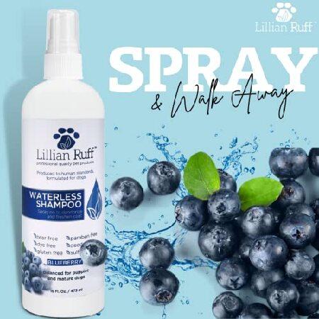 Lillian Ruff Waterless No-Rinse Dog Dry Shampoo Spray with Hydrating Essential Oils - pH-Balanced Dry Shampoo for Dogs - Clean, Condition, De_並行輸入|kryr-store|04