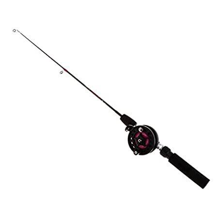 【 大感謝セール】 FKSDHDG 1 Set Fishing Rod with Fishing Reel Ultra Short Portable Winter Out＿並行輸入品 その他ロッド、釣り竿
