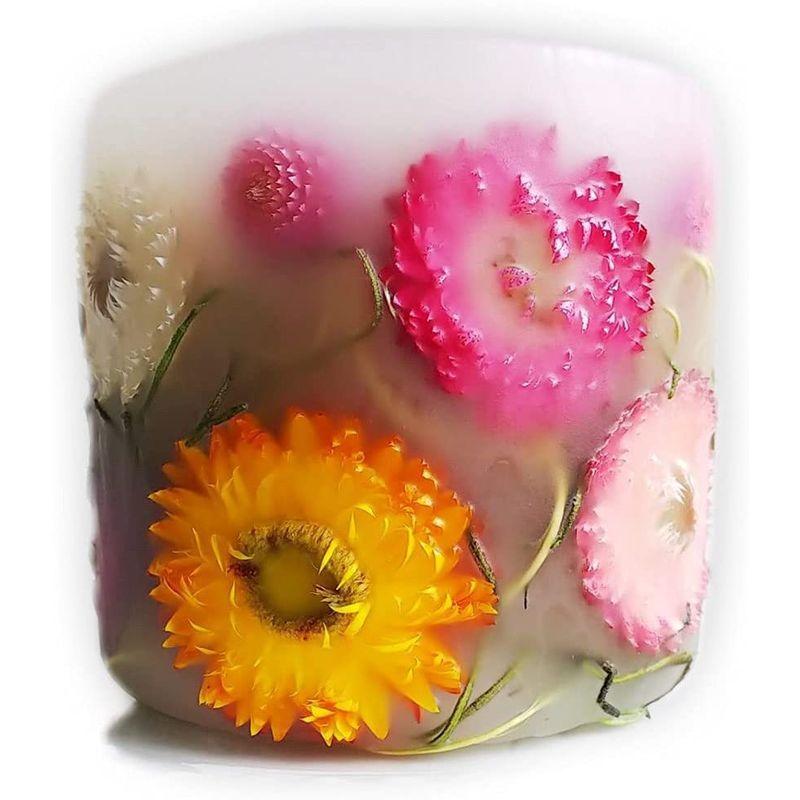 Lulu S ルルズ ボタニカルキャンドル ヘリクリサム ドライフラワー プリザーブドフラワー サイズ F7 H8cm ヘリクリサムボタニカ ドライフラワー 低価格の Ahmedmostafa Us