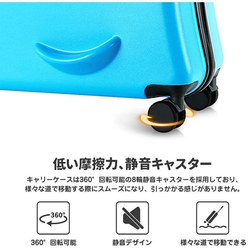 Homraku 子供用スーツケース乗れる キッズキャリーケース トランク ダイヤルロック式 ダブルキャスターで静音 安心素材 子供の遊び心に 子供用スーツケース乗れる キッズキャリーケース トランク ダイヤルロック式 ダブルキャスターで静音 安心素材 子供の遊び心に