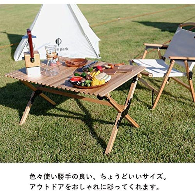 ピースパーク キャンプテーブル アウトドアテーブル バンブーテーブル ロールテーブル ロールトップテーブル コンパクト 91cm 収納バッグ キャンプテーブル アウトドアテーブル バンブーテーブル ロールテーブル ロールトップテーブル コンパクト 91cm 収納バッグ