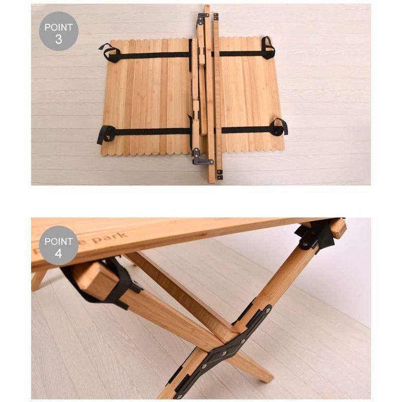 ピースパーク キャンプテーブル アウトドアテーブル バンブーテーブル ロールテーブル ロールトップテーブル コンパクト 91cm 収納バッグ キャンプテーブル アウトドアテーブル バンブーテーブル ロールテーブル ロールトップテーブル コンパクト 91cm 収納バッグ