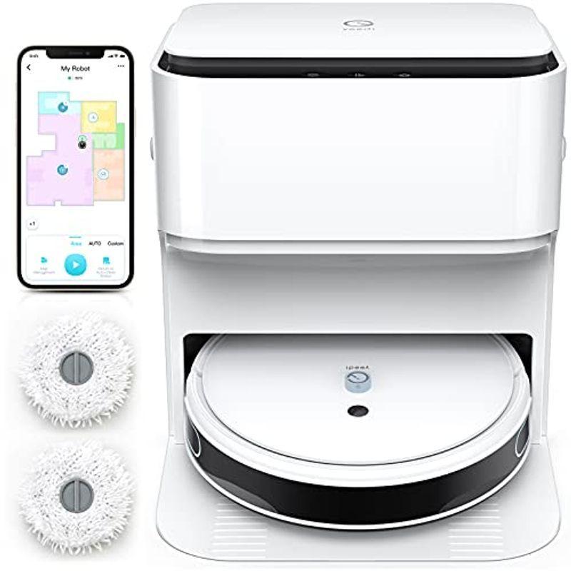 yeedi ロボット掃除機 お掃除ロボット 掃除機 モップ自動洗浄 吸引力４段調節 水拭き WiFi対応 アプリ対応 日本語説明書付き ロボ