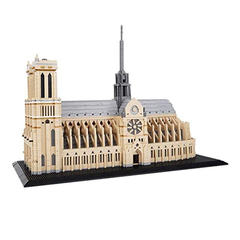 LULUFUN ブロック 積み木 おもちゃ ノートルダム大聖堂 mini 立体パズル 建物 Notre Dame de Paris 子供 大