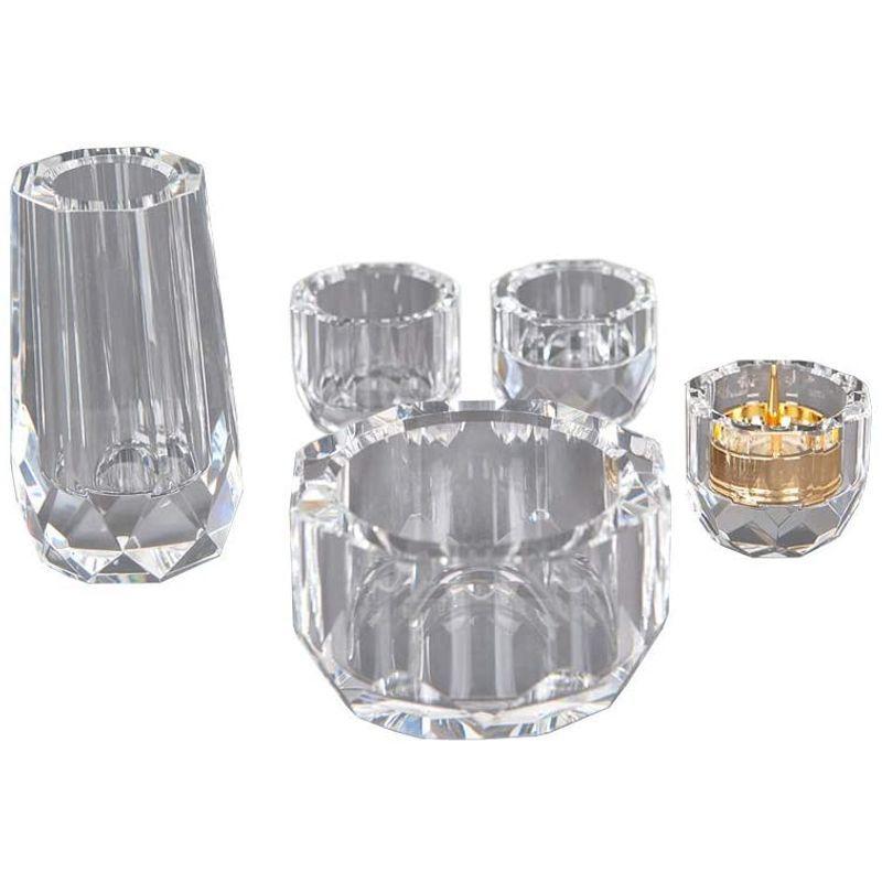 仏具 仏具セット ミニクリスタル クリアー 5点セット 2.5寸 湯茶器 仏飯器 花立 香炉 灯立 セット おしゃれ 仏具 セット おしゃれ セット おしゃれ 仏具 仏具セット ミニクリスタル クリアー 5点セット 5寸 湯茶器 仏飯器 花立 香炉 灯立