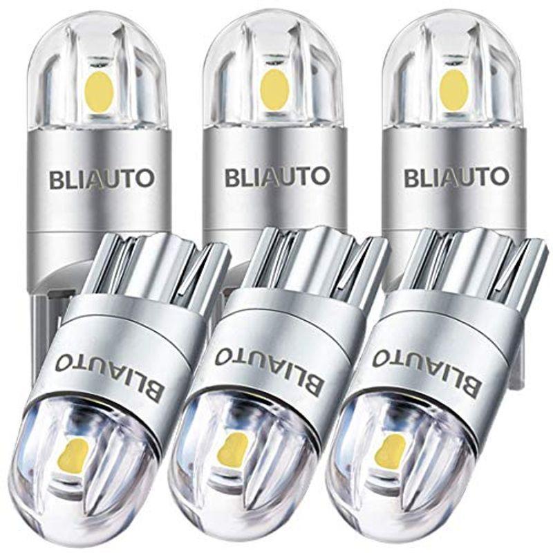 Bliauto T10 Led ホワイト 爆光 6個セッ車検対応 3030チップ 2w 12v 2連 ポジションランプ W5w ナン オンラインショップ