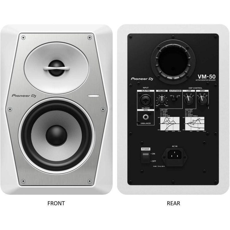 Pioneer DJ アクティブスピーカー VM-50-W (5.25inch/1台) WHITE DJ アクティブスピーカー VM 25inch/1台 WHITE