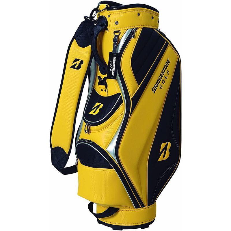 BRIDGESTONE(ブリヂストン)キャディバッグ 軽量ベーシックモデル CBG222 メンズ イエロー 9 ブリヂストン キャディバッグ 軽量ベーシックモデル CBG222 メンズ イエロー