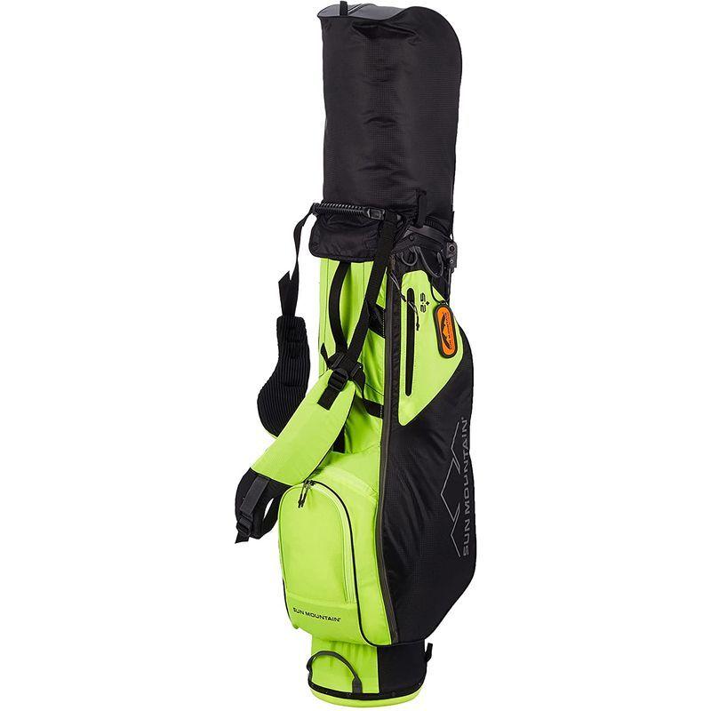 サンマウンテン 継続定番商品 キャディバッグ 軽量 (9.0型・4分割・スタンド式) / ゴルフ / 267-2980201 010_ブラッ 継続定番商品 キャディバッグ 軽量 0型 4分割 スタンド式 ゴルフ 010_ブラッ