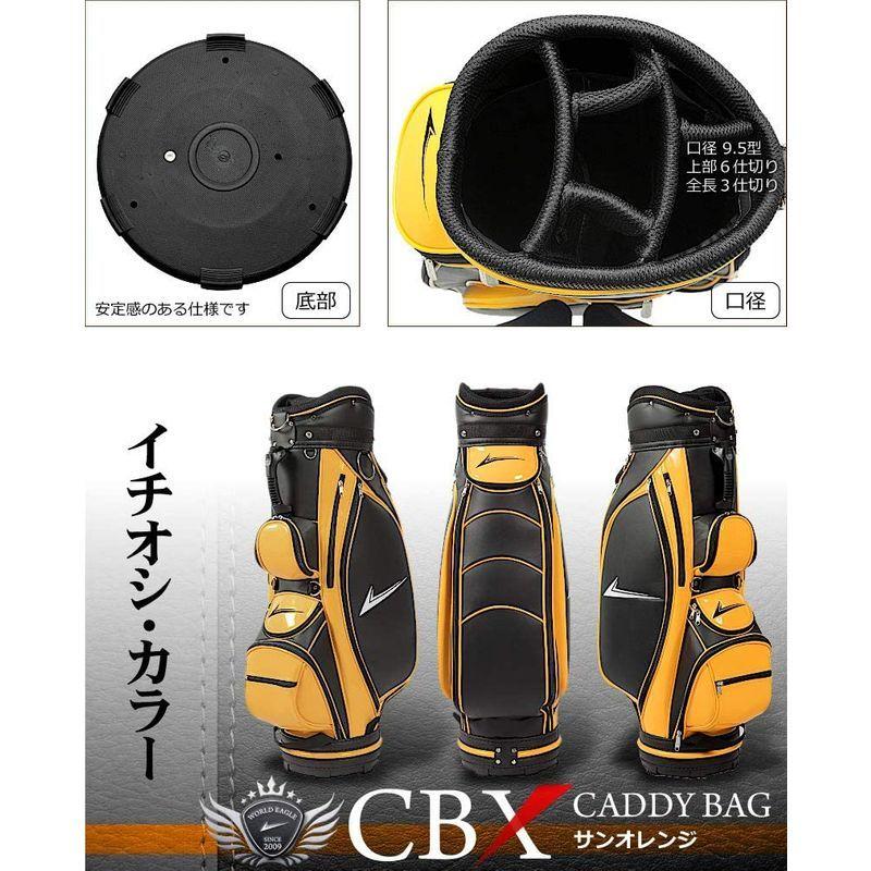数量限定 ワールドイーグル CBX007 メンズ ゴルフ カート バッグ ブラック/オレンジ WE-CBX007 【Z2027236864】(10766円)