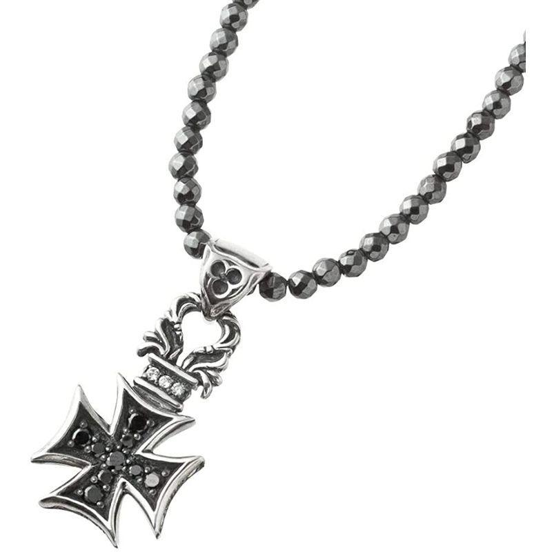 【タイムセール】 ArtemisClassic スモールフローラルアイアンクロスペンダント ACP0266 【2540539767】(13492円)