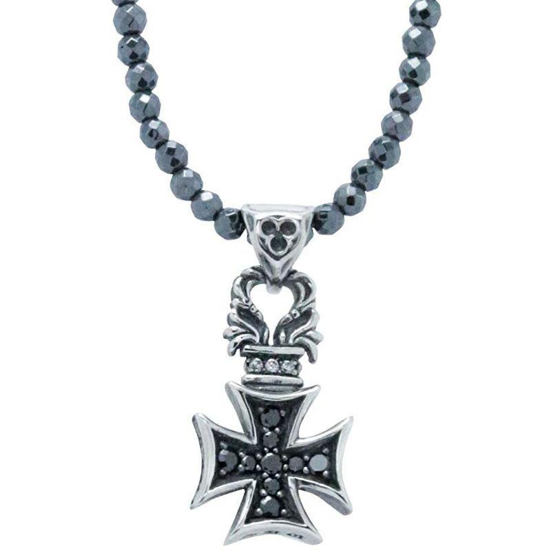 【タイムセール】 ArtemisClassic スモールフローラルアイアンクロスペンダント ACP0266 【2540539767】(13492円)