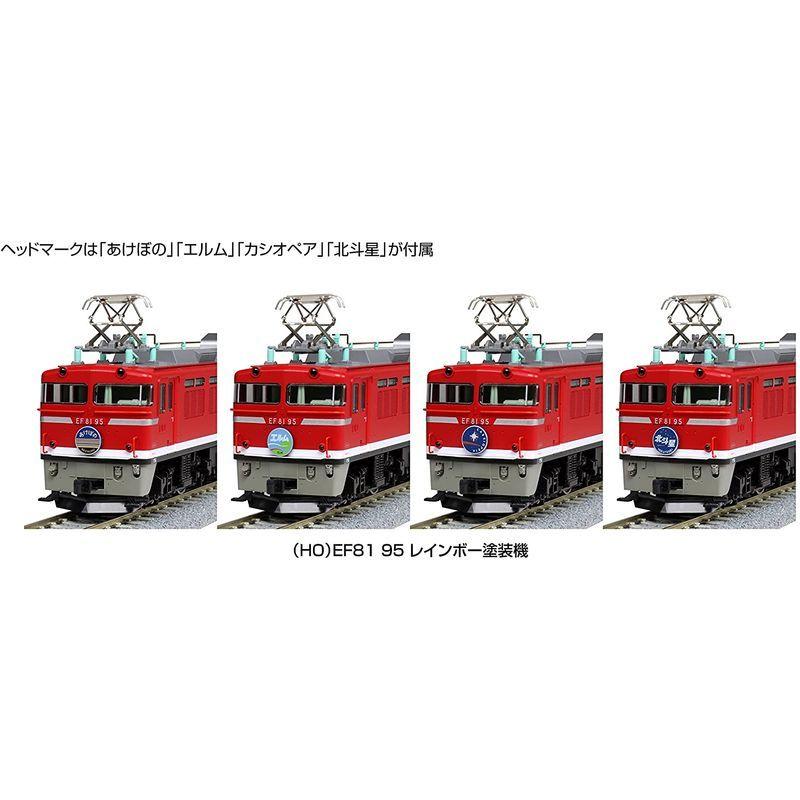 【新商品】 KATO HOゲージ EF81 95 レインボー塗装機 1-322 鉄道模型 電気機関車 赤 【H2256313390】(11983円)