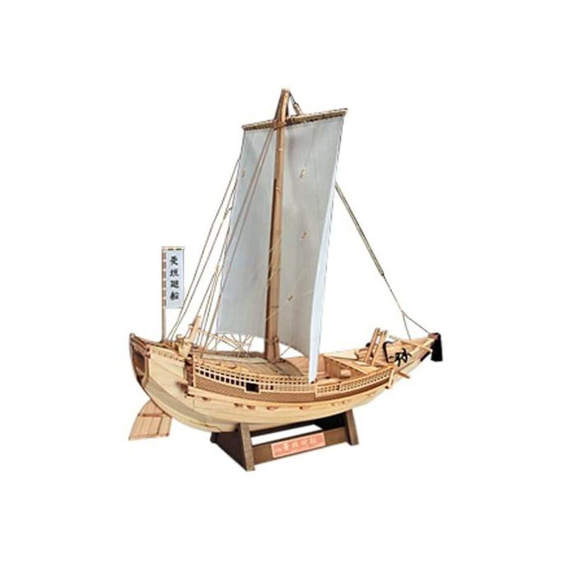 ウッディジョー 1/72 菱垣廻船 ひがきかいせん 木製帆船模型 組立キット :20230328130308-00266:KS