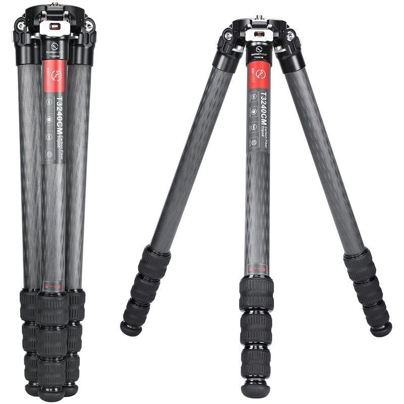 【超激レア】 SWFOTO T3240CM 三脚 カメラ カーボンビデオカメラ三脚4段 耐荷重25kg 【B3267354322】(17354円)