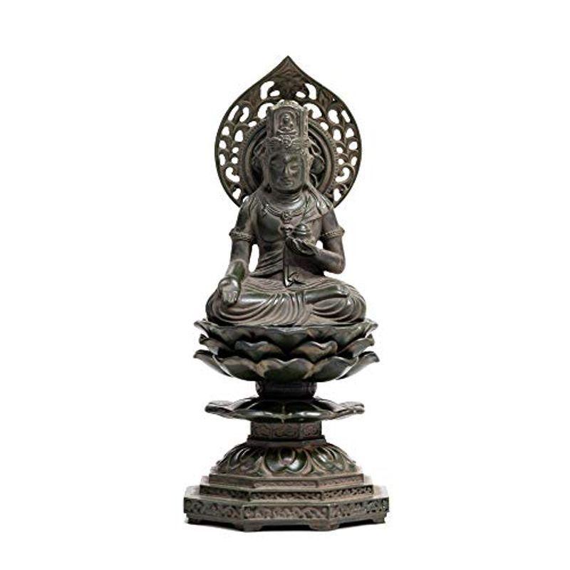 仏像 虚空蔵菩薩 15cm （古美茶） 仏師：牧田秀雲 原型＿（丑・寅年