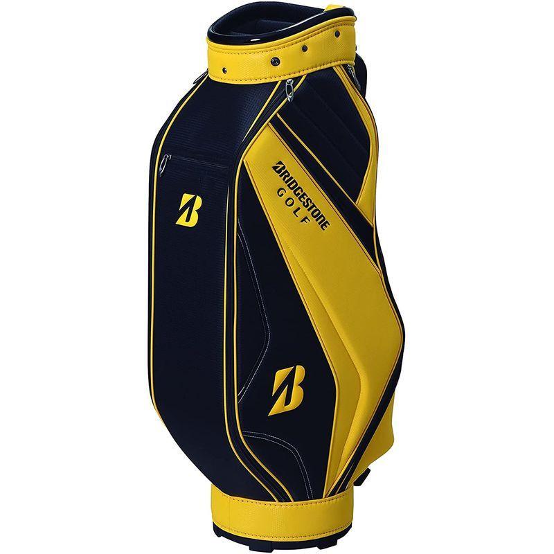 BRIDGESTONE(ブリヂストン)キャディバッグ 軽量ベーシックモデル CBG222 メンズ イエロー 9 ブリヂストン キャディバッグ 軽量ベーシックモデル CBG222 メンズ イエロー