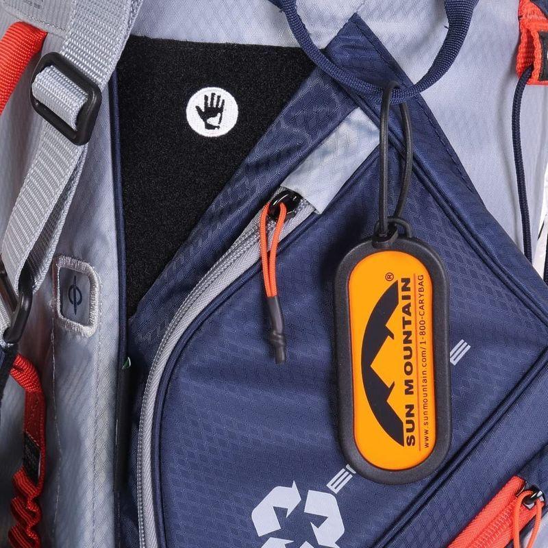 サンマウンテン 継続定番商品 キャディバッグ 軽量 (9.0型・4分割・スタンド式) / ゴルフ / 267-2980205 020_グレー 継続定番商品 キャディバッグ 軽量 0型 4分割 スタンド式 ゴルフ 020_グレー