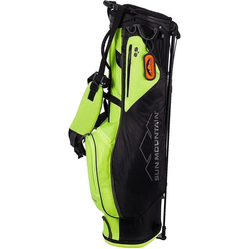 【訳あり品】 サンマウンテン 継続定番商品 キャディバッグ 軽量 (9.0型・4分割・スタンド式) / ゴルフ / 267-2980201 010_ブラッ 【Y3303310055】(17545円)