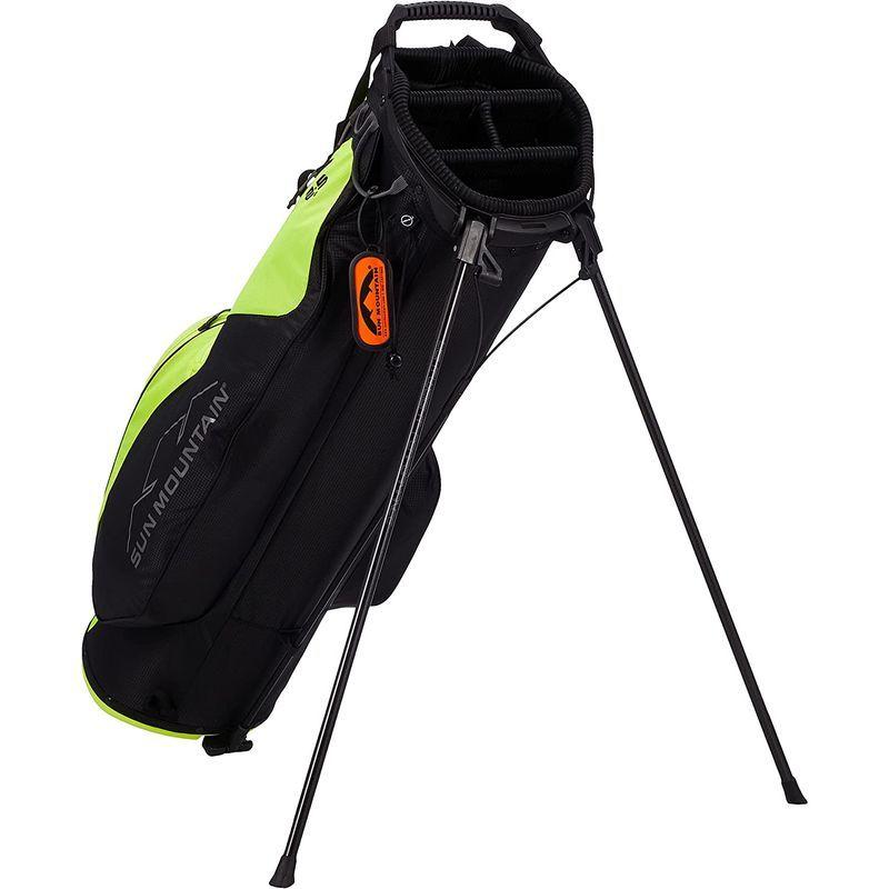 【訳あり品】 サンマウンテン 継続定番商品 キャディバッグ 軽量 (9.0型・4分割・スタンド式) / ゴルフ / 267-2980201 010_ブラッ 【Y3303310055】(17545円)