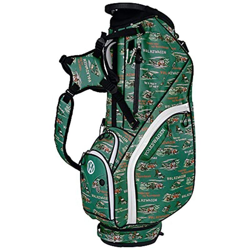 レザックス キャディバッグ フォルクスワーゲン 9.5型スタンドバッグ グリーン VWCB-1413