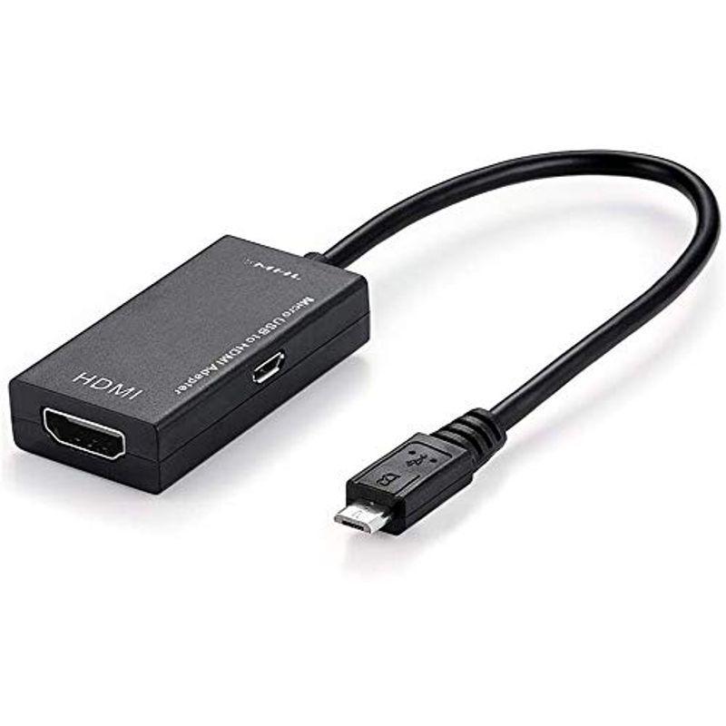 MHL HDMI 変換 アダプタ Micro USB HDMI 変換 ケーブル テレビへ映像