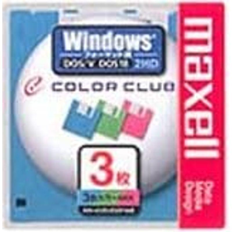 オープニング大放出セールMaxell 3.5FD ミックス 3P MFHD18CC3P 録音用