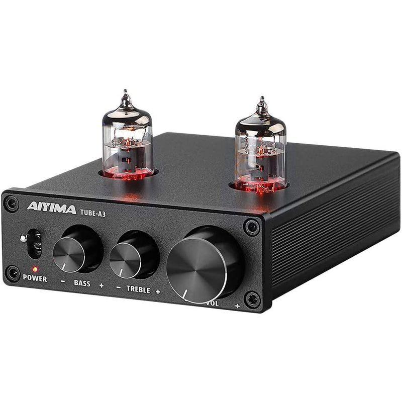 低価格で大人気のAIYIMA TUBE-A3 6J1 (6k4)TUBEプリアンプ胆プリアンプHIFIプリアンプ(高音と低音の調整)トレブルベース調整オーデ オーディオアンプ naissant RCA 分岐 アダプタ 2個 セット